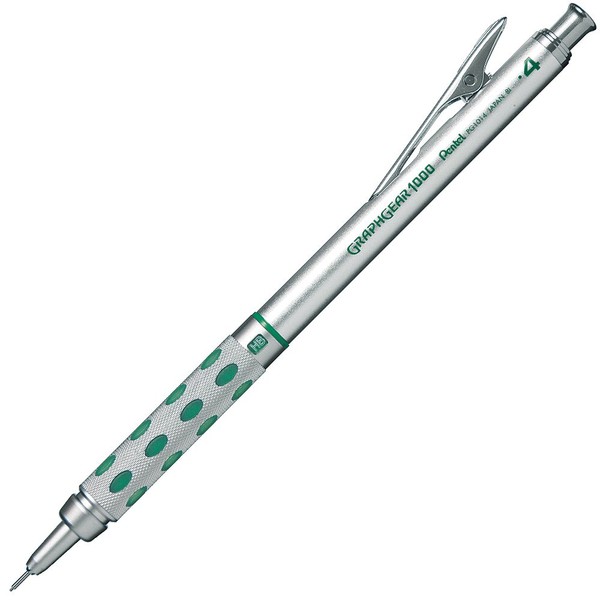 Pentel Graph Gear 1000 Mechanical Drafting Pencil 0.4mm Green (PG1014)