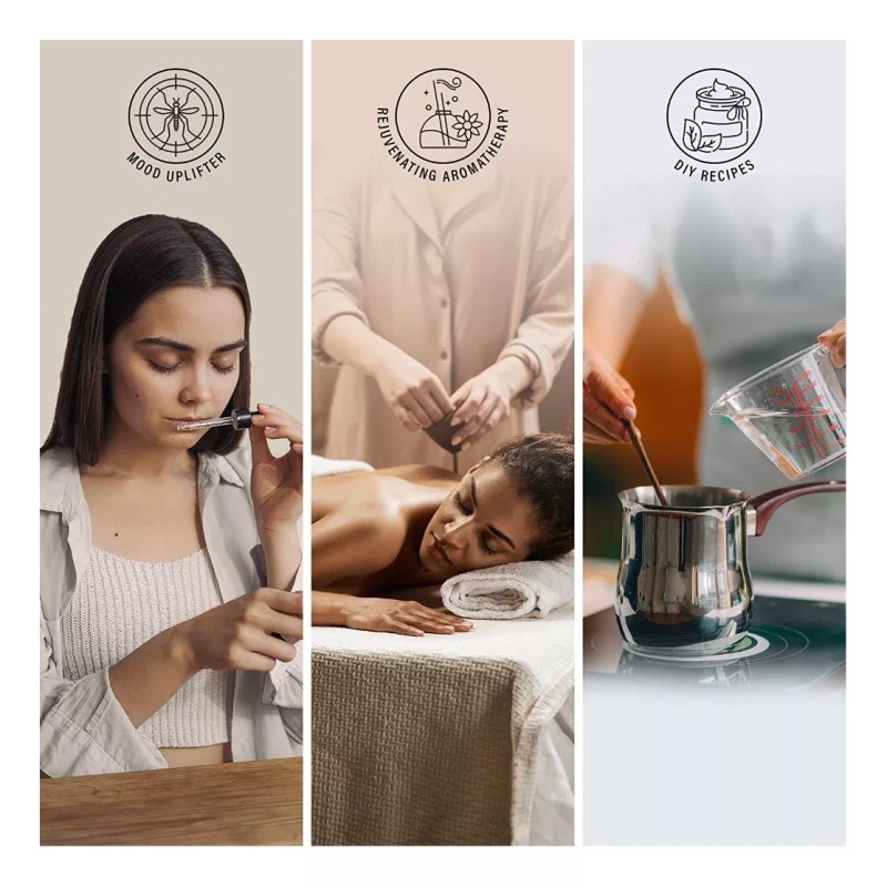 Majestic Pure Aceite Esencial De Menta Verde Grado Terapéuti