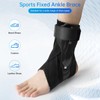 MILAIUN Ankle Splint, Ankle Splint, Foot Bandage with Velcro Fastening,