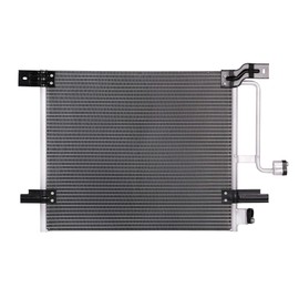 Lynol Cooling System Premium Complete Aluminum AC Condenser Replacement Compatible With 2000-2004 Dodge Dakota Pickup L4 2.5L V6 3.7L 3.9L V8 4.7L 5.9L CH3030123