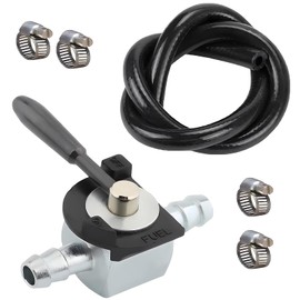 1/4" Heavy Duty Fuel Shut Off Valve with 60CM Fuel line, for Oregon 07-403 07403 Inline Fuel Shut Off