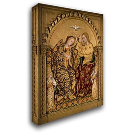 ArtDirect Da Fabriano, Gentile 19x24 Gallery Wrapped Canvas Museum Art Titled: Coronation of the Virgin