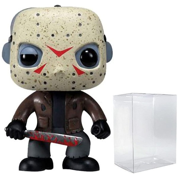 POP Friday The 13th - Jason Voorhees Funko Pop! Vinyl Figure (Bundled with Compatible Pop Box Protector Case), Multicolor, 3.75 inches