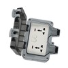 Waterproof Socket Charging Receptacle Power Outlet IP66 PC Electricity Accessory