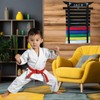 Martial Arts Belt Display Rack, Wooden Wall Mount, Karate and