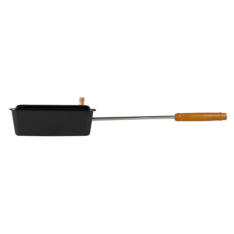 Cole Wheeler Campfire Popcorn Popper, Steel Wood Popper for Kitchen