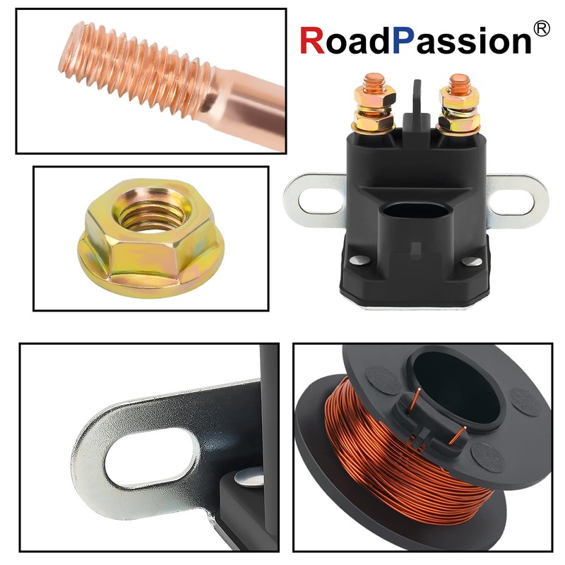 Road Passion 4014655 Continuous Duty Starter Solenoid Relay Replacement for