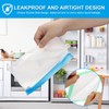 PATIKIL 11"x2"x10.6" Reusable Freezer Bag, 2 Pcs Leakproof Zip Food