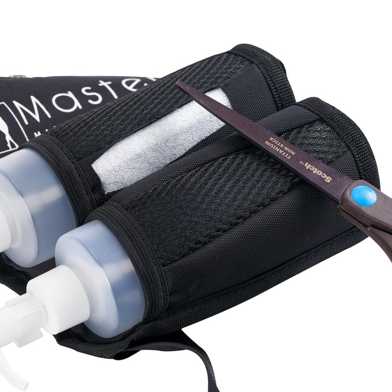 Master Massage Adjustable Heat-Resistant Oil Holster Bag with 8 Oz