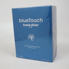 Franck Olivier BLUE TOUCH by Franck Olivier 100 ml/ 3.3 oz Eau de Toilette Spray NIB