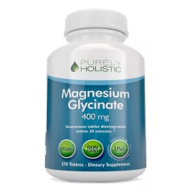 Purely Holistic Glicinato De Magnesio0 400 Mg Purely Holistic 270 Tabletas