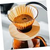 COHEALI 1 Set Decorative Coffee Funnel High Borosilicate Dripper with