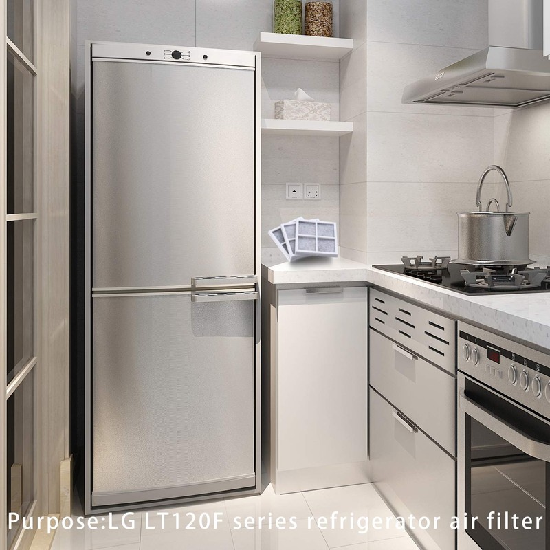 3PCS Fresh Air Filter, Refrigerator Air Filter To LG LT120F