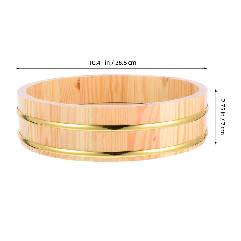 TOPBATHY Sushi Rice Mixing Tray for Restaurant Travel Bucket Made