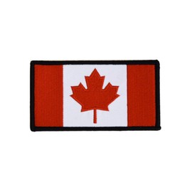 Boss Dog Tactical Hook-Backed Patch for Boss Tactical Harnesses, Canada Full Color Flag, Large