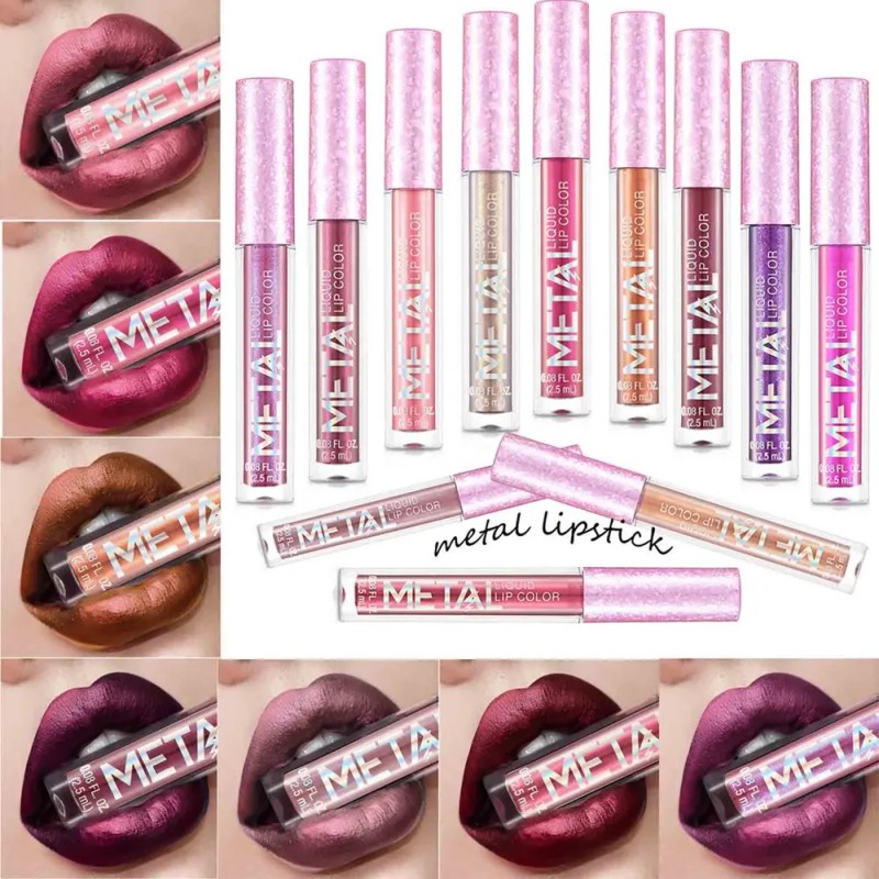 Set De Pintalabios Líquidos, Caja De Regalo, Incoloro Lip Gl