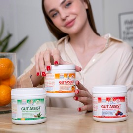 Doctor Danielle Gut Assist – Doctor Formulated Gut Lining & Digestive Support Powder for Bloating & Regularity | L-Glutamine, Arabinogalactan & Soothing Gut Nutrients