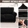 SearchI Fundas de Sofá Extensibles, Funda para Sillón de 2