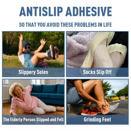 INNOVAYOU Sock Stop Glue 3.5oz (Transparent), Anti Slip Sock Glue Waterproof Fabric Paint, Washable, Suitable for Socks, Floor Mats, Blankets and Clothes Hanger