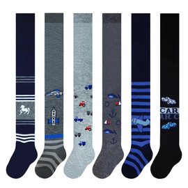 MRCC Pack of 6 boys children's knitted tights baby tights fine knitted cotton 12999, Pack of 6 Model 2