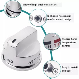 Unbranded Fit For LG LDG3036ST LRG3095ST LDG3015ST Range Burner Knob LRG3093ST LRG3097ST