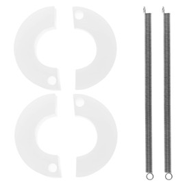 Be In Your Mind 2 Sets Plastic RC Clutch Jaws with Spring Adjustment Clutch Kit for Remote Controlled Nitro HSP 1/10 Car Replacement Accessories White