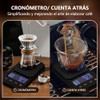 Báscula Digital Cocina con Temporizador, Bascula para Cafe 0.1g/2kg