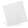 25sheets Double-Sided Clear Pockets A5 Binder Sleeves Plastic Sheet Protector