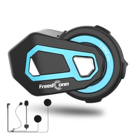 FreedConn Bike, Incom, TMAX-Pro Motorcycle Incom, 360 Hour Standby, Automatic Return of Talk, Bluetooth Headset, Siri Voice Support, 1,500 m, IP65 Waterproof, Dustproof, Music Sharing, Japanese Voice