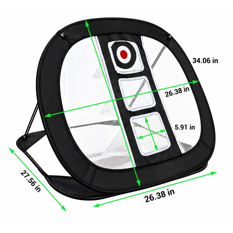 Portable Golf Chipping Practice Net – Pop-Up Foldable Short Game