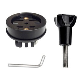 Yuiturt Bike Mount Adapter - Stem Top Cap Computer Mount for Garmin Edge, Varia UT800 Smart Headlight, GoPro-Compatible, Front Light Lock Bracket for Bicycles (Black)