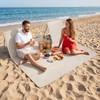 CAMPHILL 2-Person Portable Beach Lounge Chairs,Lightweight Outdoor Beach Mat with