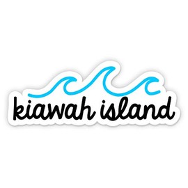Squiddy Kiawah Island - Vinyl Sticker for Car, Laptop, Notebook (4" Wide)