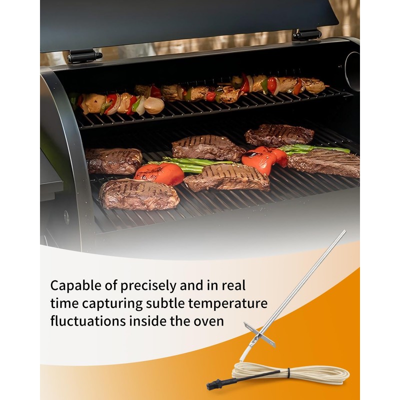 Pellet Grill Split RTD Probe Fit for Z-Grill for 700