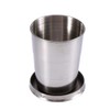 Asixx Stainless Steel Folding Cup, Extendable Cup, Outdoor, Small, Lightweight,