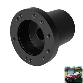 Drive-up Golf Cart Steering Wheel Adapter for Club Car DS Models-Black