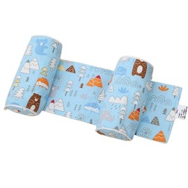 Baby Head Shaping Pillow Soft Adjustable Anti Flat Head Pillow Sleeping Support for Newborn Infant Flat Head Prevention Nursery - Color: Pinkl, mattress & bed frame size: L