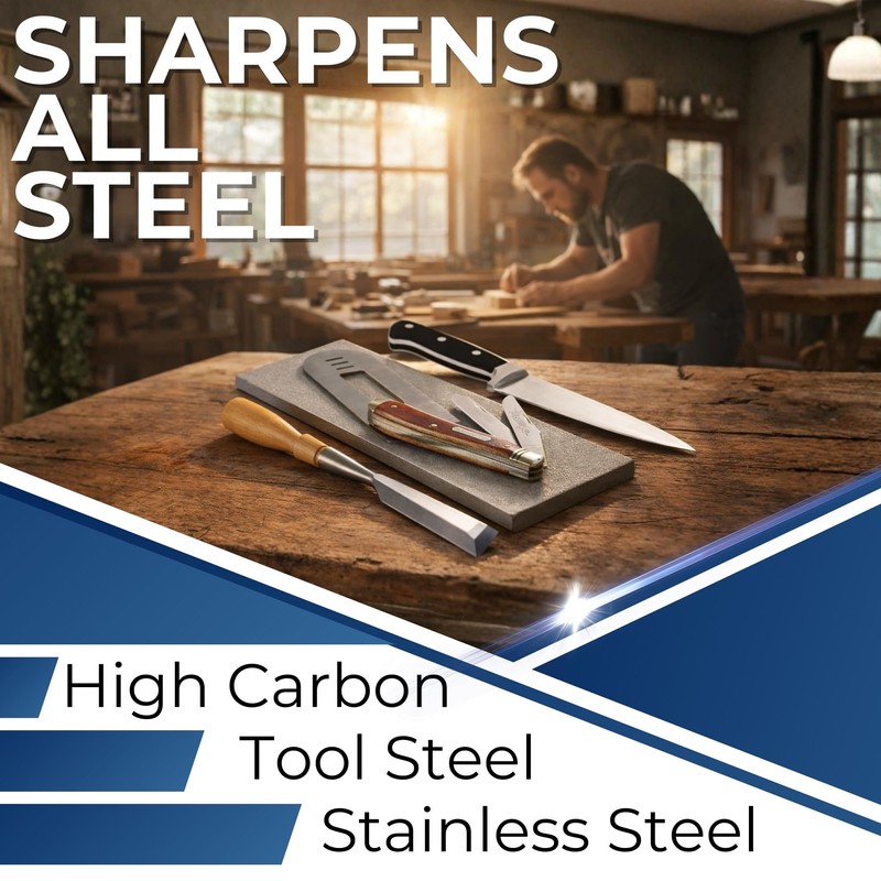 Ultra Sharp Double Sided Diamond Sharpening Stone - 300/1200 Grit