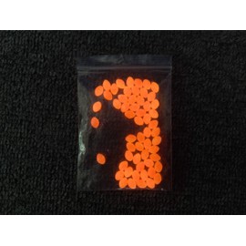 Bola flotante de plástico suave para pesca con forma de huevos, para pesca de agua salada, salmón, trucha (rosa, 8 x 12 mm, 200 unidades)