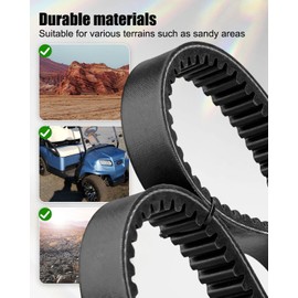 Golf Cart Engine Drive Belt Fit for Club Car Carryall Precedent Subaru Kohler 2014-2025 Replace 105245801