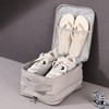 Travel Shoe Storage Bag Dustproof Portable Handle Multiple Pockets Space