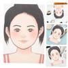VILLFUL Face Painting Board 2pcs Reusable Makeup Practice Boards Templates