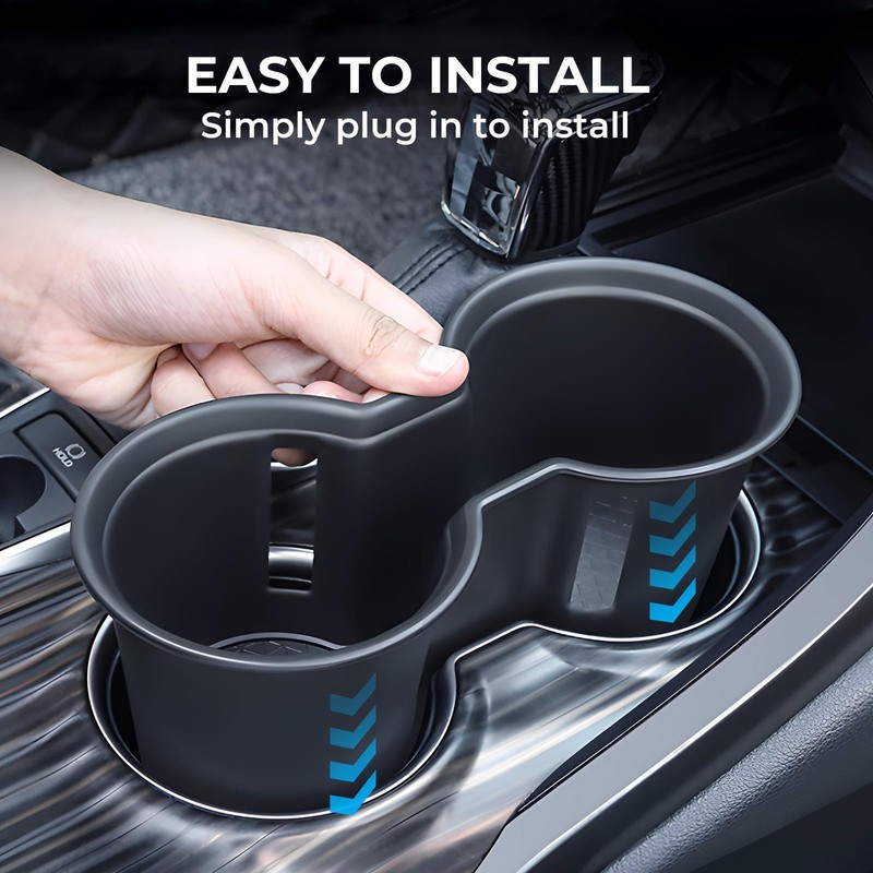 KATORN Center Console Cup Holder Inserts for Toyota Camry 2024