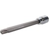 T45 3/8" Drive Extra Long 110mm Tamperproof Tamper Torx Star