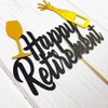 Decoración para tarta de retiro con texto en inglés «Happy