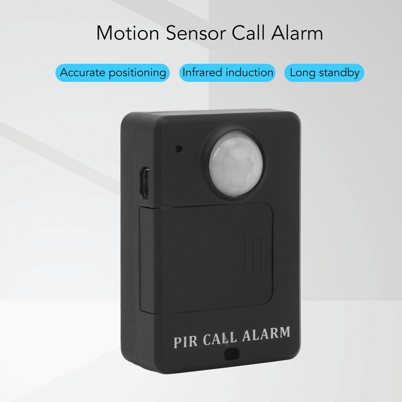 Motion Sensor Call Alarm Long Lasting Battery High Sensitivity Wireless