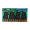 High Power Four Way Relay Module Control Panel Optocoupler Isolation