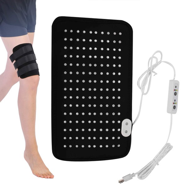 Brrnoo Infrared Heating Pad, Electric Heating Pad Packaging, Knee Red Light Therapy Device for Muscle Injuries and Pain Relief with Smart Timer (15/30/45 Points)