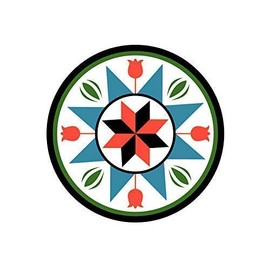 Pennsylvania Dutch - Hex Sign - Wall Decal - Design 1