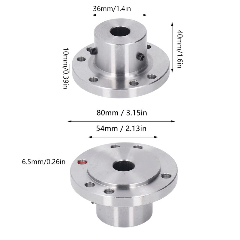 Lathe Faceplate High Manganese Steel Wear Resistant 6 Mounting Hole